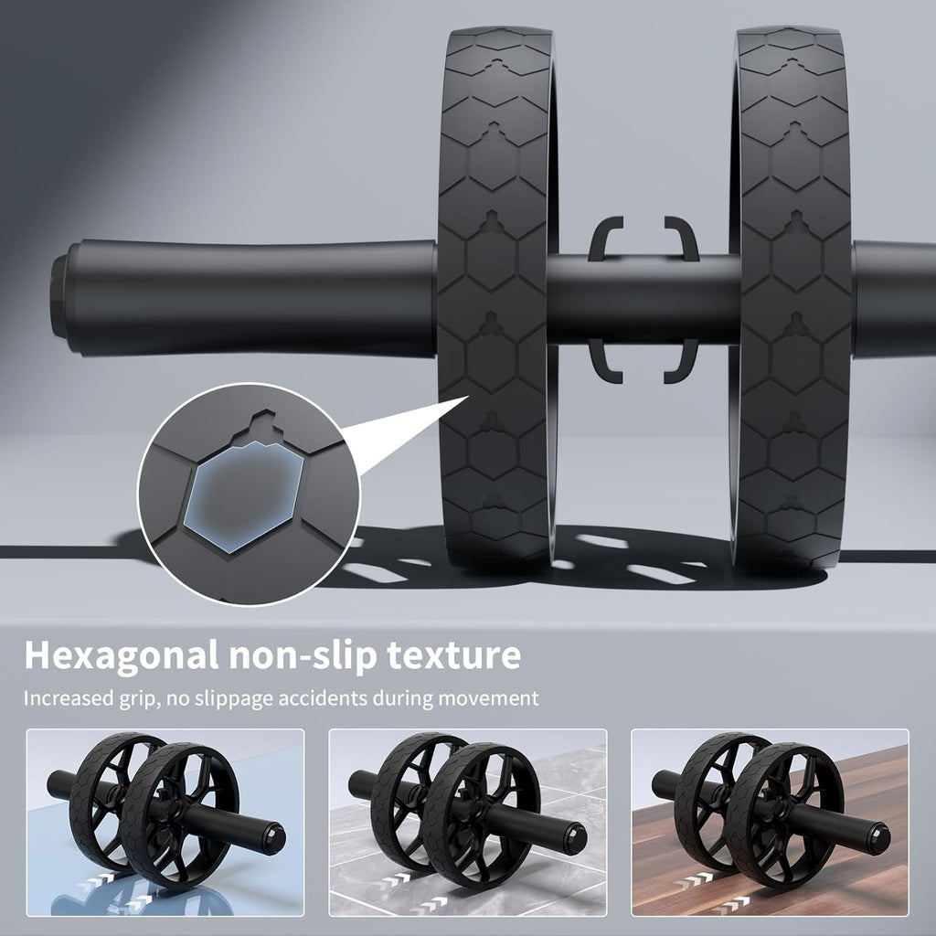 Ally Peaks Ab Roller Wheel Auto Rebound W/ Knee Pad