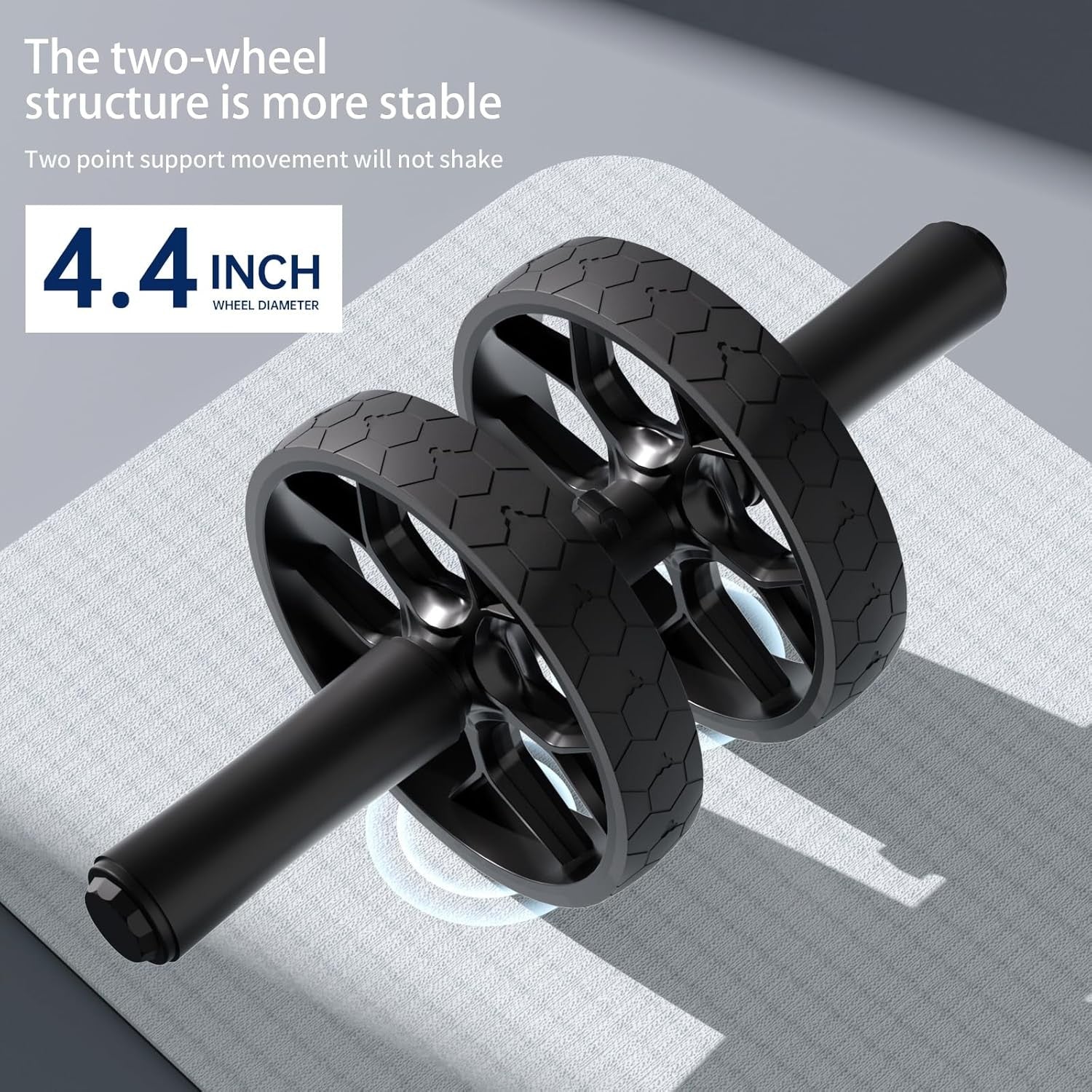 Ally Peaks Ab Roller Wheel Auto Rebound W/ Knee Pad
