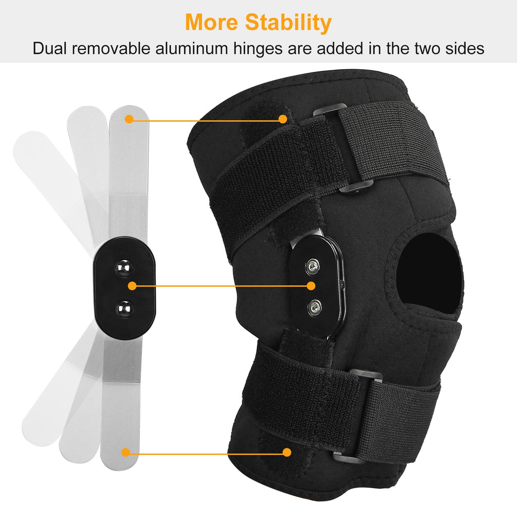 Sport Knee Brace Adjustable Open Patella Knee Support Compression Knee Wrap For Running Climbing Pain Relief Recovery Of Injured Knee
